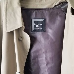 Christian Dior Button-Up Trench Dress Jacket